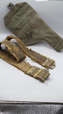 Antique Original WW1 & WW2 Canvas British Army Belt and Holster picture