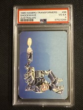 1985 Hasbro Transformers Blue Australian Shockwave PSA 4 picture