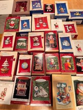 Hallmark Christmas Ornaments in Excellent Condition - Estate Sale picture