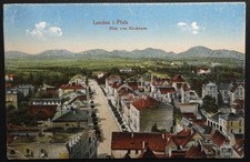 Landau Pfalz Germany Blick vom Kirchturm View Postcard 1930s Hindenburg picture