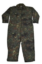 German Army Tank Suit with Quilted Lining BW Overall Combo, Flecktarn Camo, NEW picture