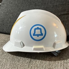 Bell Telephone Vintage Hard Hat Safety Helmet picture