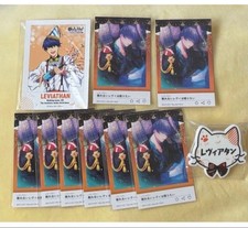 Obey Me Leviathan Levi Photo Cards Set 2 Cheki 7 Card Badges Authentic picture