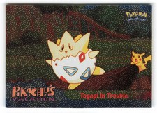 1999 Topps Pokemon Movie #45 Togepi In Trouble Foil (Black Logo) picture