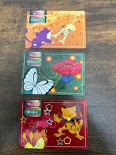 Pokemon Carddass 3-card set: Persian, Vileplume, Abra - Topsun picture