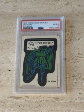 1975 Topps Marvel Doctor Doom PSA 4 RC Rookie - Comic Book Heroes Stickers picture