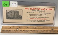 Atq 1927 Moe Hospital & Clinic Nurse Training School Sioux Falls South Dakota AD picture