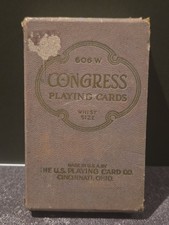 Vintage Playing Card Deck Congress 606  Art Deco 1920's (Full Deck) picture