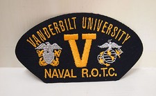 2 Vanderbilt University Naval ROTC Military Patches NEW College TN School Patch picture
