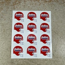 BUDWEISER Vintage 2000 Bud Bowl STICKER decal craft beer brewing Football Helmet picture