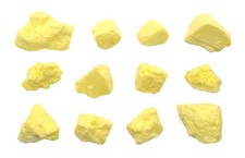 12PK Raw Sulfur Rock Specimens, 1