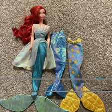 Vintage 1990s Disney Mattel Ariel collectible Doll 3 mermaid tail  picture