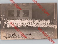 c1910 Initiation University Of South Dakota SD Vermilion Hazing? RPPC Real Photo picture