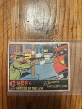 1937 Gum Inc G -Men & Heroes of the Law Non Sports Rare #419 picture