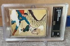 1940 Superman Gum - #41 Roller Coaster Rescue - Rookie RC - GMA Authentic picture