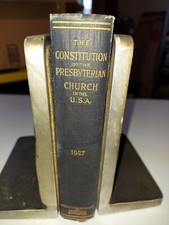 1927 Constitution Of Presbyterian Church Of USA+ 1933 Clerk's Letter Illinois picture