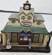 Vintage 1998 JCPenney Home Towne Depot Christmas Train Village  picture