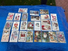 Christmas Santa Claus Holiday Postcards 25 Lot Early 1900's picture