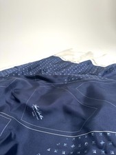 Louis Vuitton 100% Silk Twill Fabric French Deadstock, 90 x 140 cm, Panels picture