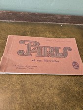 Paris Et Ses Merveilles 11 Unused Detachable Postcards Separate Views picture