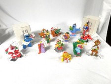 Vintage 1992-1993 Jim Henson Character Christmas Ornaments 14 Total picture