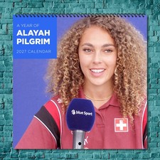 Alayah Pilgrim 2027 Wall Calendar 12 Month Celebrity Photo Fan Collectible picture