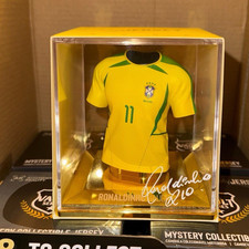 MyJersey The Vault Series Ronaldinho Gold Autographed Soccer 2002 Jersey #11 picture