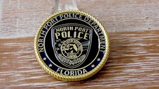 North Port Police Department Florida Deputy Chief Of Police Challenge Coin #G274 picture