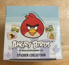 2012 Angry Birds Album Sticker Trading Card Box 50 Packs Rovio picture