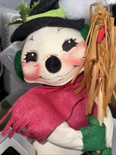 Vtg 1992 Annalee Chimney Sweep Large Stuffed Figure 20” GUC picture