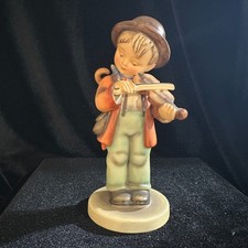 Vintage Goebel Hummel Little Fiddler Boy Playing Violin Figurine 6.25” Germany picture