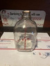 Rare Vintage Roberts Dairy One Gallon Milk bottle Metal Handle Omaha Ne picture