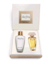 Vintage Estee Lauder Dazzling Gold 1.7 oz Eau de Parfum & 3.4 oz Body Lotion picture
