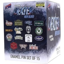 Dexter New Blood Enamel Pin Set Collector picture