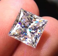 Natural White Diamond 2.3 Ct Princess Shape VVS1 D IGL Certified Loose Gems 5SDI picture