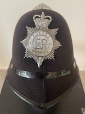 British Bobby  SUSSEX  Helmet Size 58CM. Large , Mint. picture