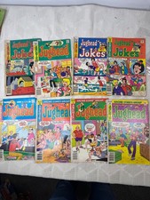 Vintage Jughead and Jugheads Jokes Comic Lot of 8 Issues Archie Comics 1970s picture