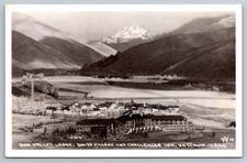RPPC Ketchum Idaho Sun Valley Lodge Swiss Village & Challenger Inn Real Photo picture