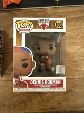 Funko Pop NBA Dennis Rodman #103 Chicago Bulls •Mint Box Basketball Vinyl  picture