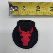 U.S. Military Army 34th Infantry Division Patch Red Bull Insignia DI picture