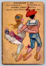 K55/ Victorian Trade Card c1890s Pittsburgh Pennsylvania Rosenbaum & Co 406 picture
