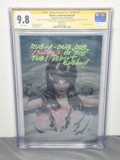 SIGNED BY ELVIRA & ROBERT ENGLUND ELVIRA IN HORRORLAND #4 METAL COVER picture