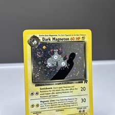 Pokemon *SWIRL* DARK MAGNETON 11/82 - TEAM ROCKET SET HOLO - LP picture