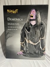 Spirit Halloween 2023 Demonica Animatronic Horror Prop Demon Witch OPEN BOX NEW picture