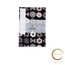 HollyHock Goshuincho Floral Imprint black Large picture