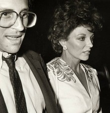 Morgan Mason Joan Collins at Octopussy Screening June 10 1983 at T- Old Photo picture