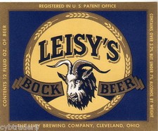 Leisy's Bock Beer Cleveland, OH Refrigerator / Tool Box Magnet picture
