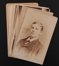 CDV Carte de Visite Lot of 8 Portraits of Men from Greater Pennsylvania #729 picture