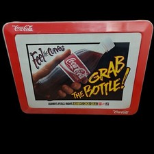 Vintage 1994 Always Coca-Cola Feel Curves Grab The Bottle Coke Display Sign picture