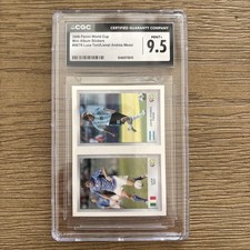 RARE 2006 MESSI Rookie Set World Cup CGC 9.5  FIFA WC Rare SSP RC Pop 1 picture